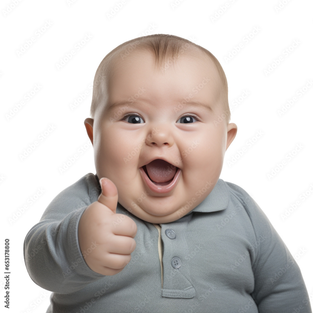 Cute baby giving a funny facial express and gesture Cute baby giving a funny facial express and gesture