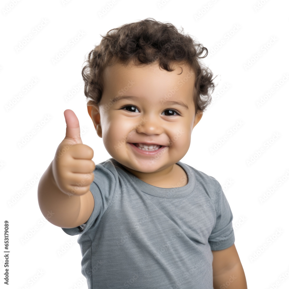 Cute baby giving a funny facial express and gesture Cute baby giving a funny facial express and gesture