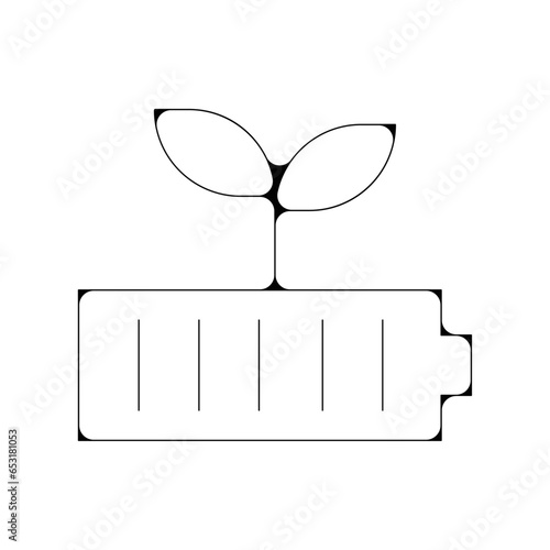 picto logo icones et symbole ecologie agriculture batterie chargeur