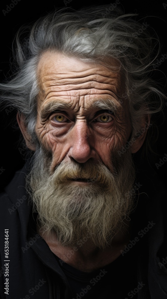 portrait of an old man portrait of an old man