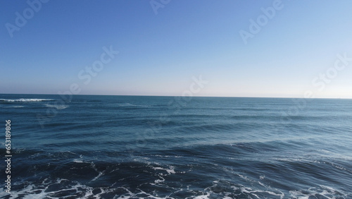 Fototapeta Naklejka Na Ścianę i Meble -  Pacific Ocean - A view of the Pacific Ocean from the Santa Monica Pier in California.