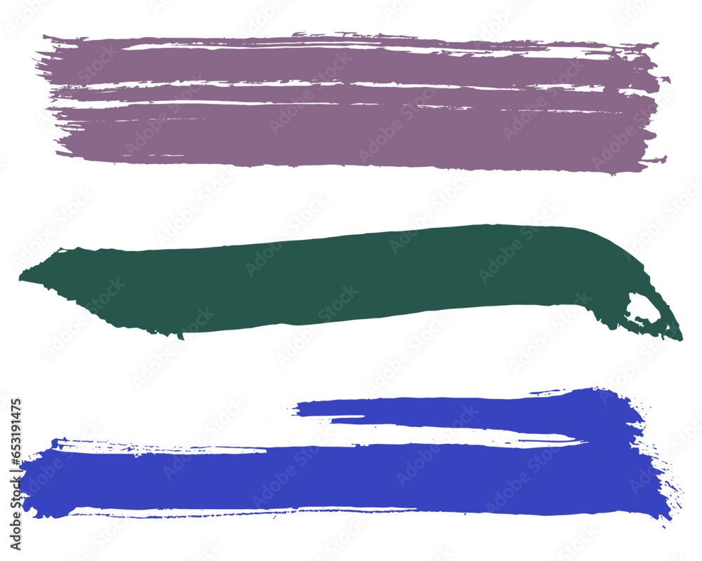 set of watercolor brush set of watercolor brush
