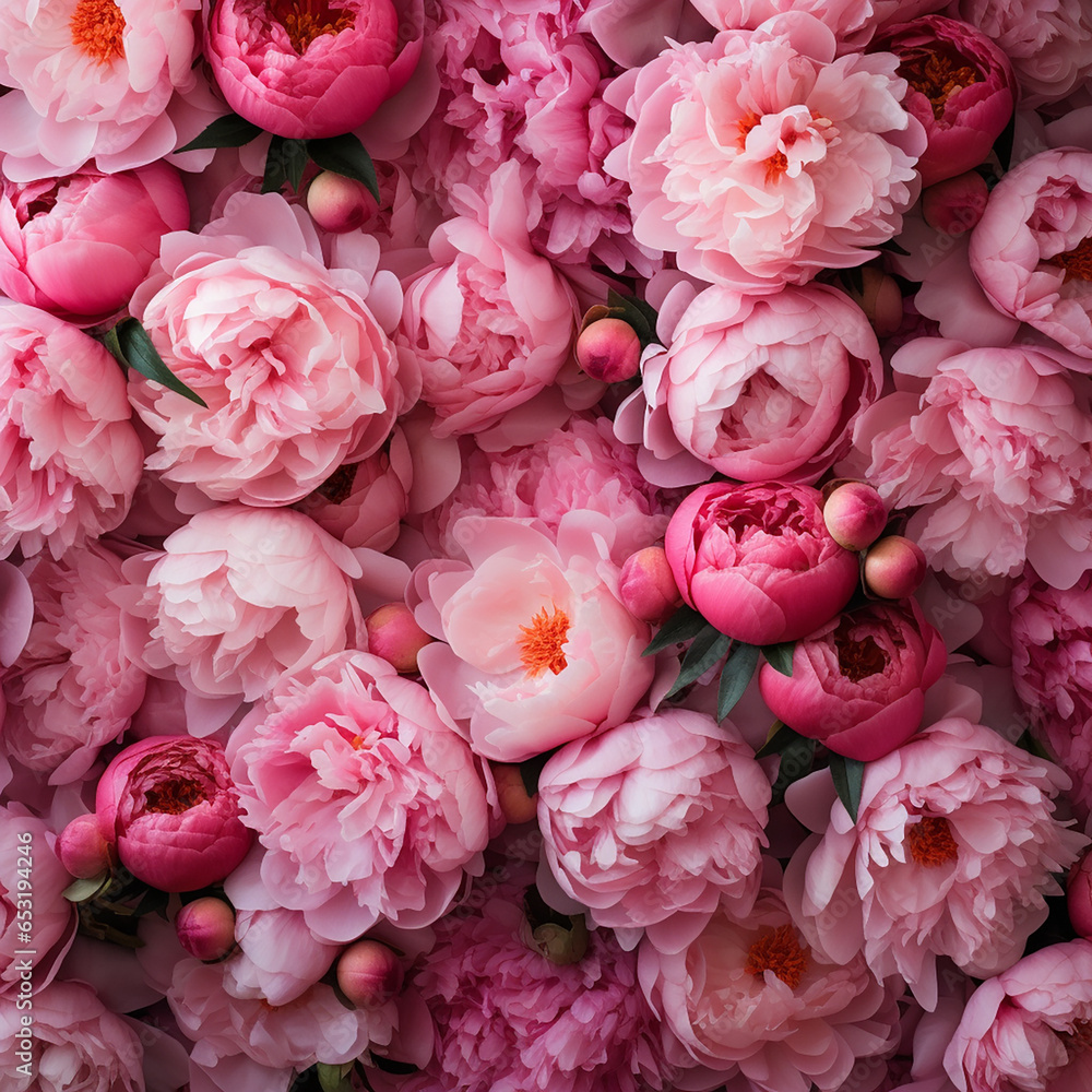 Beautiful flowers, peonies. Bouquet of pink peony background. Beautiful flowers, peonies. Bouquet of pink peony background.