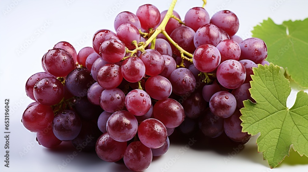 Vibrant and Juicy Fresh Grapes, Harvested from an Organic Vineyard, Isolated on a Clean White Background, Showcasing the Natural Beauty and Ripe Bounty of Grape Clusters in Close-Up
Vibrant and Juicy Fresh Grapes, Harvested from an Organic Vineyard, Isolated on a Clean White Background, Showcasing the Natural Beauty and Ripe Bounty of Grape Clusters in Close-Up