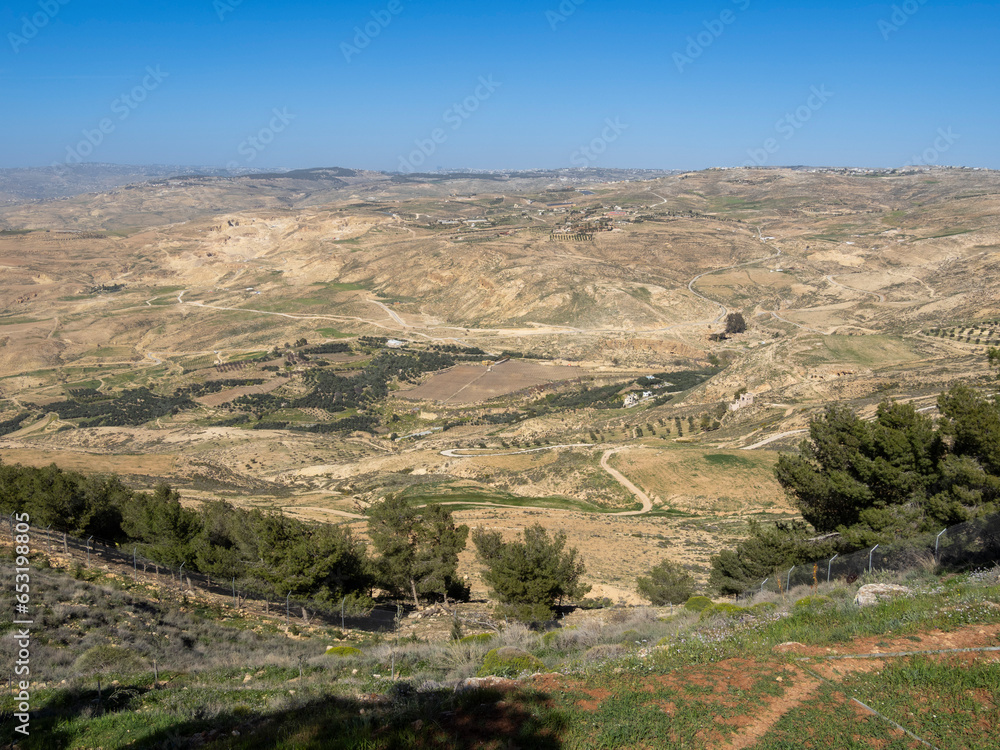 Mount Nebo, mentioned in the Bible as the place where Moses was granted