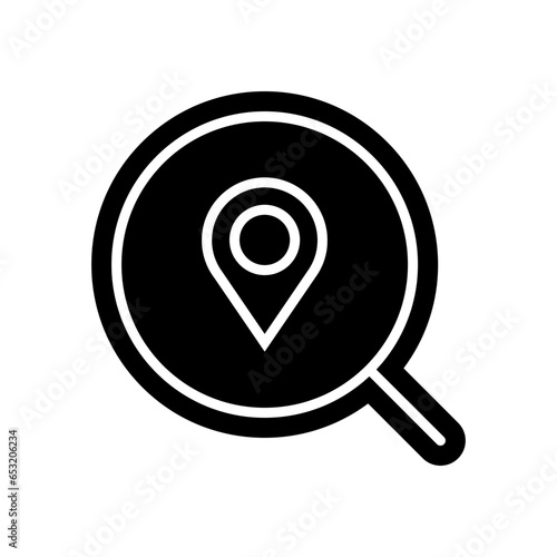 Loupe Search location Icon