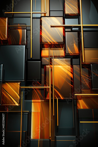 amber abstract background