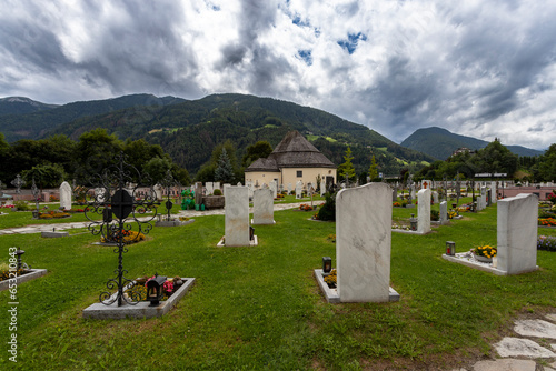 Cemetery, Sterzing, Sudtirol (South Tyrol) (Province of Bolzano), Italy photo