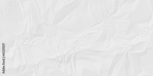 	
Crumpled paper texture and White crumpled paper texture crush paper so that it becomes creased and wrinkled. Old white crumpled paper sheet background texture.	
