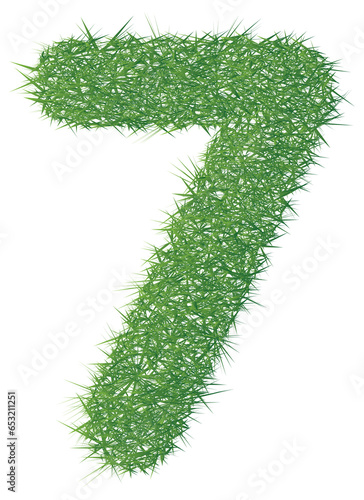 numbers six seven eight nine zero texture green grass