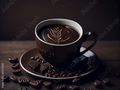 Coffee on a good day. Coffee background