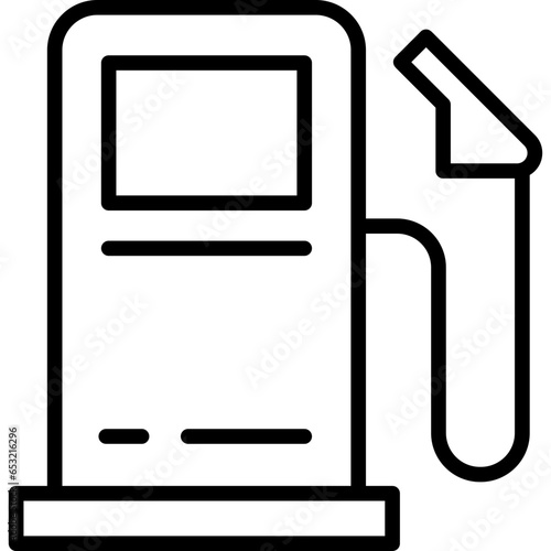 black icon - Gas pump icon
A black and white icon of a gas pump, symbolizing fuel, energy, and automotive power