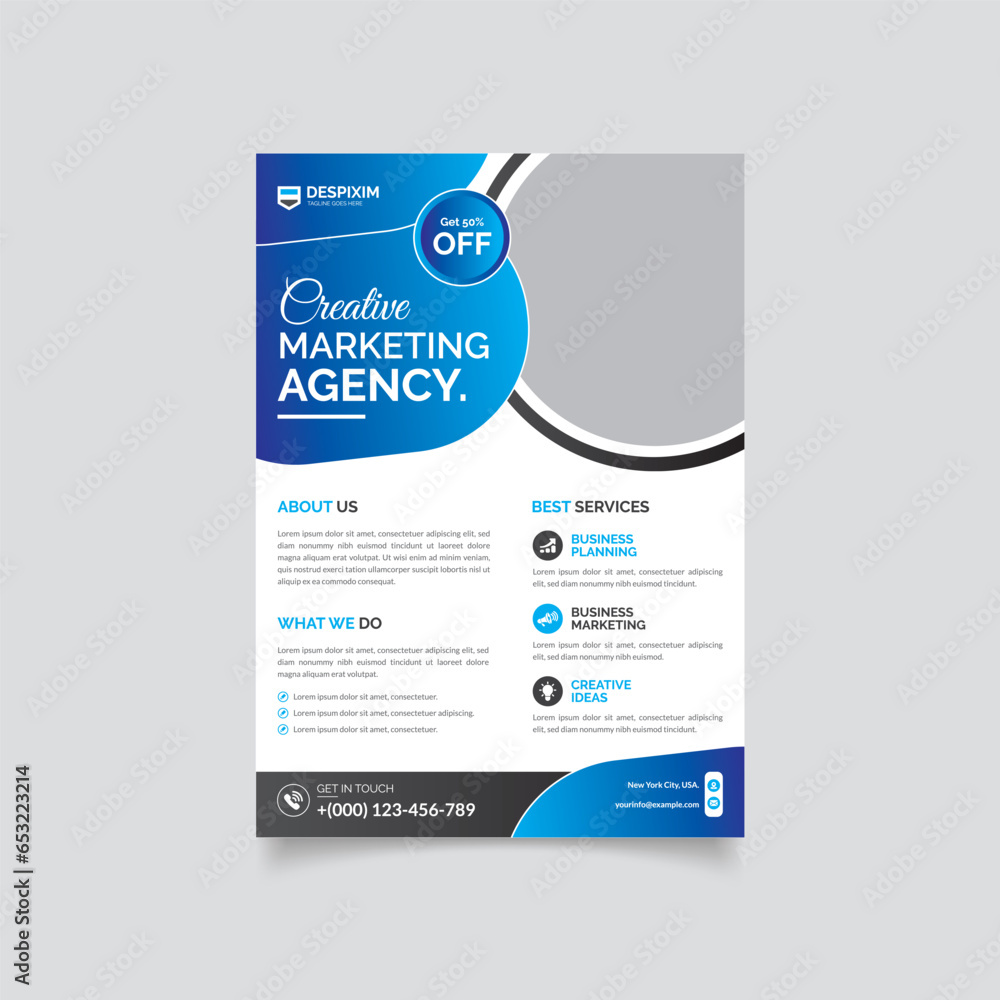 Obraz premium Corporate Flyer