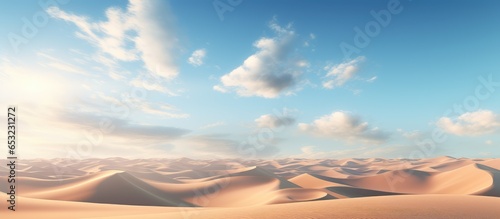illustration of a desert against a sky backdrop