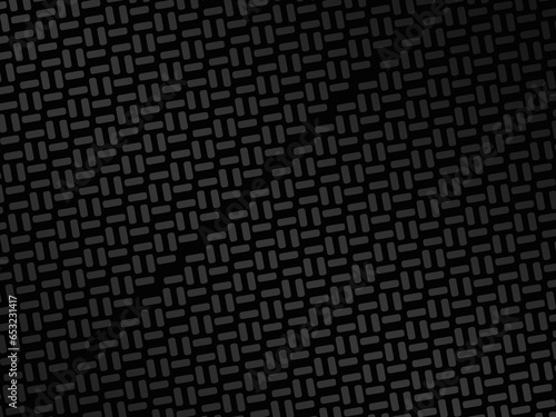 Black metal texture steel background. Perforated metal sheet.