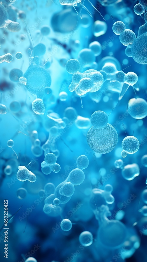 Close up of Probiotics Bacteria Close up of Probiotics Bacteria