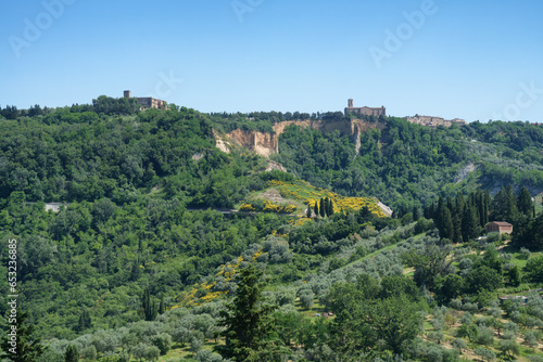 Country landscape near Volterra  Tuscany