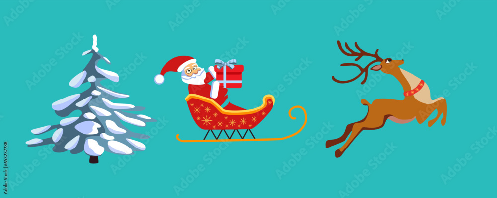 Christmas set Christmas characters Christmas set Christmas characters