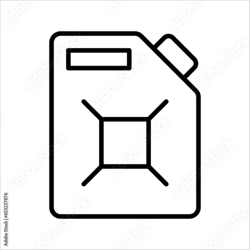 Oil canister icon, gasoline icons vector. Simple illustration of icon vector illustration on white background