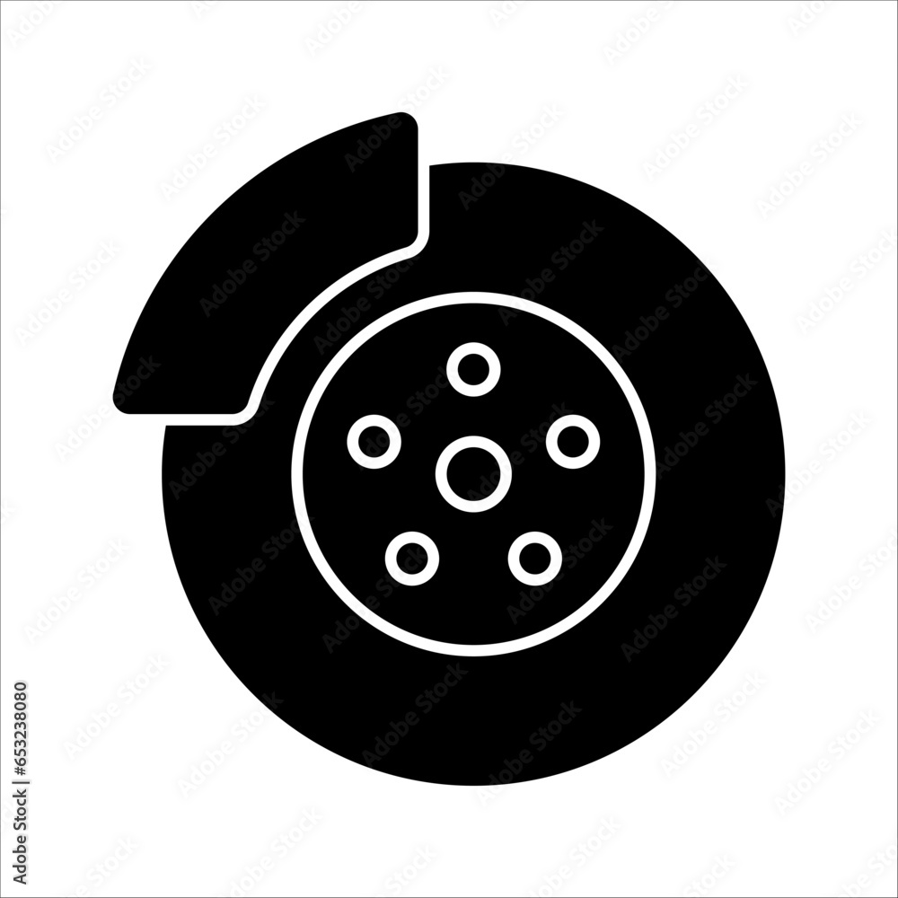 vector disk brake repair illustration - automotive symbol, disc sign. repair vehicle part, vector illustration on white background vector disk brake repair illustration - automotive symbol, disc sign. repair vehicle part, vector illustration on white background