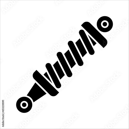 car suspension icon, auto service, repair, car detail, vector illustration on white background