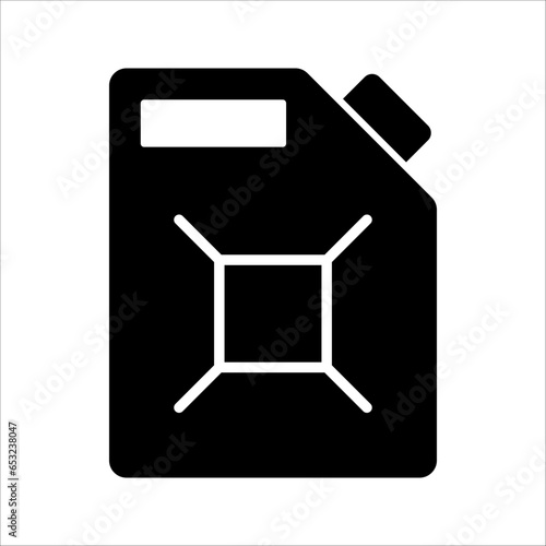 Oil canister icon, gasoline icons vector. Simple illustration of icon vector illustration on white background