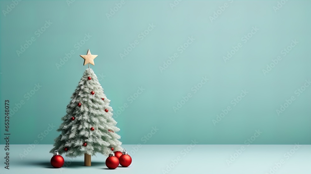 Minimalist Christmas: Elegant Postcard Background with Simplistic Tree Design in 8K created with generative ai technology Minimalist Christmas: Elegant Postcard Background with Simplistic Tree Design in 8K created with generative ai technology
