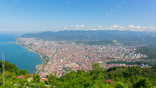 Fototapeta Naklejka Na Ścianę i Meble -  Ordu province, panoramic view of the city from Boztepe
