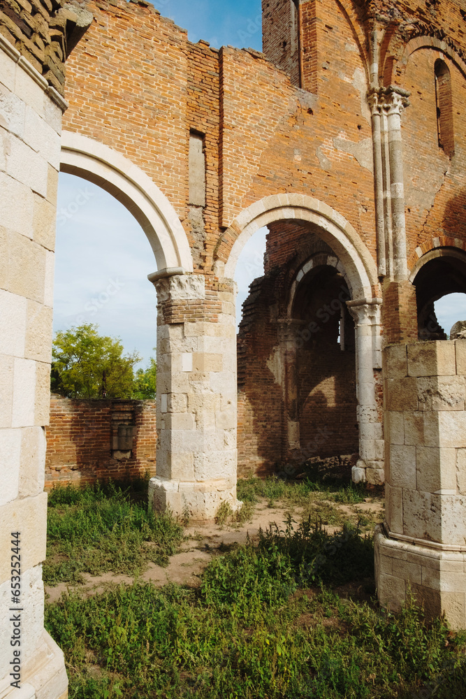 Ruins of medieval church Arača Serbia