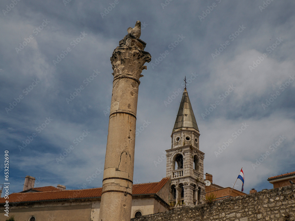Fototapeta premium zadar croatia medieval town