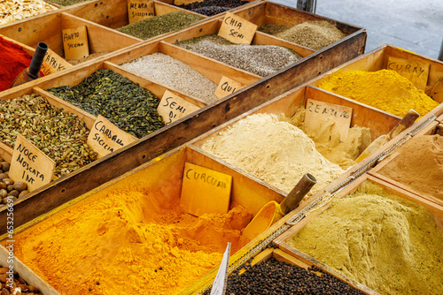 At the farmers' market in Siracusa on the island of Sicily