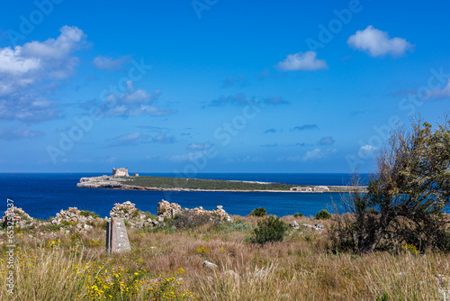 Capo Passero on the southeast of the island of Sicily