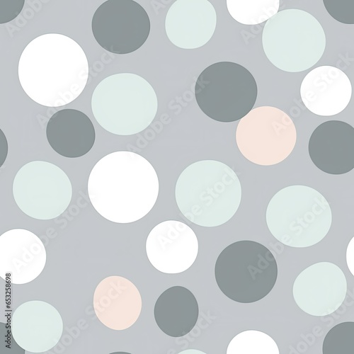 Light gray polka dot wallpaper