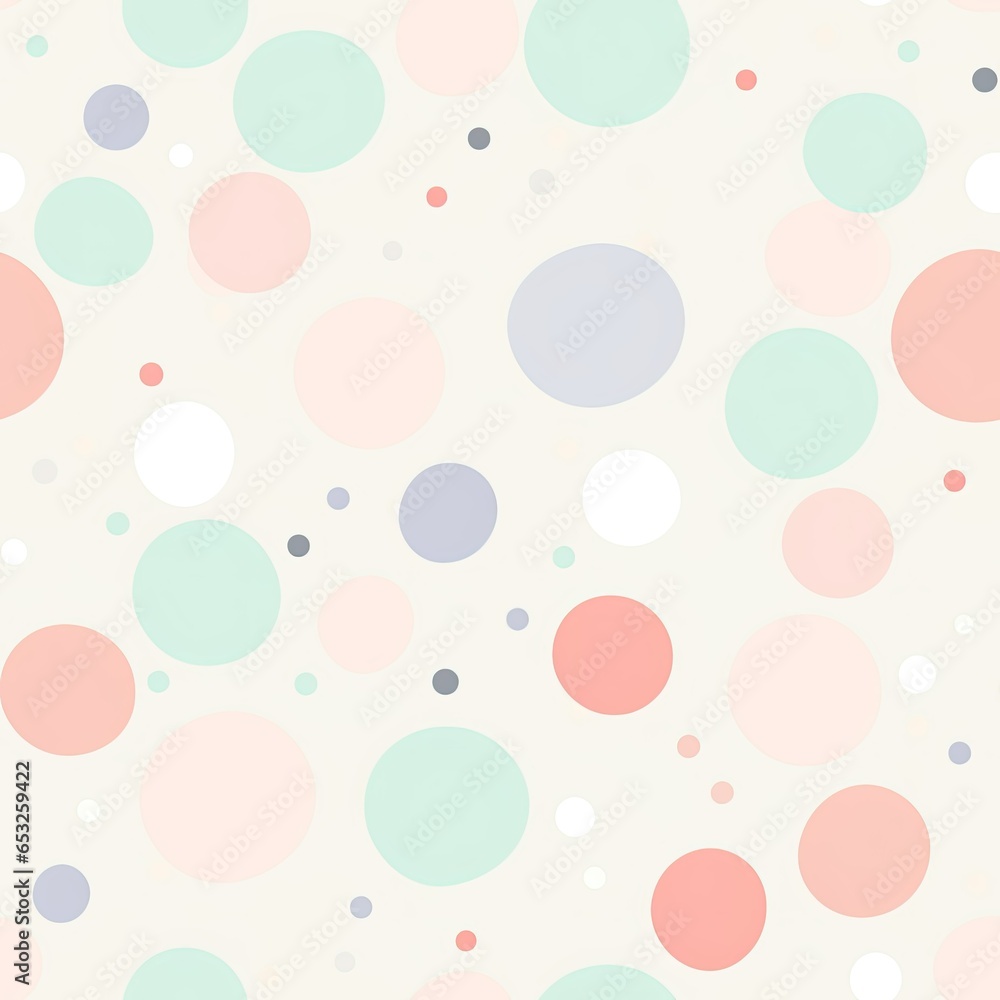 Pastel dots pattern graphic for your wallpaper decor