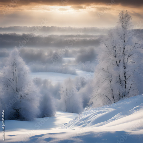 landscape with snow © mk44