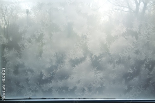 condensation on a window from exhaled breath