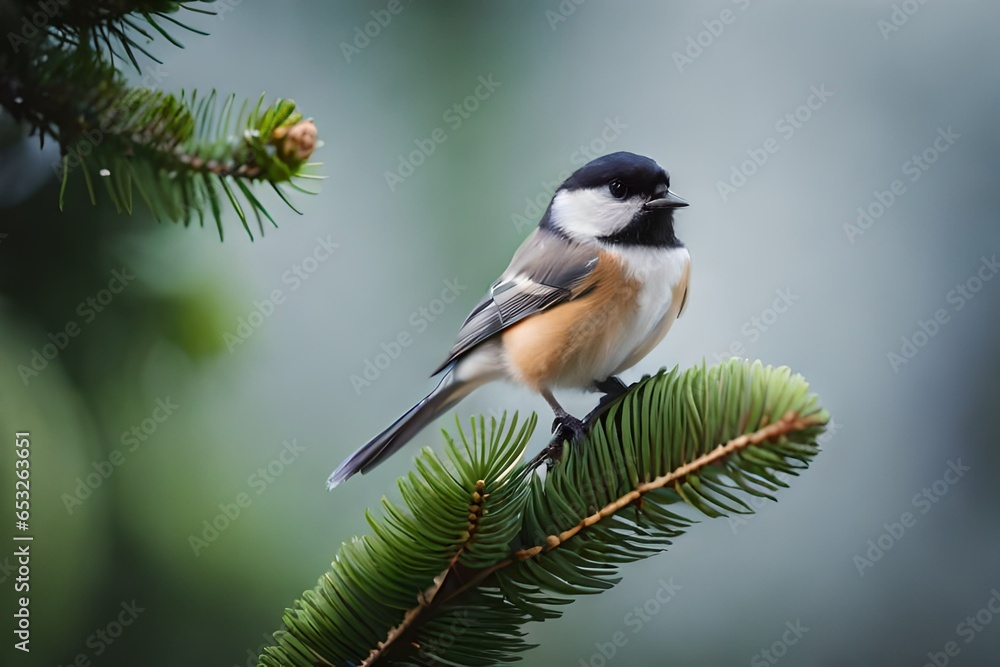 Obraz premium great spotted woodpecker on a branch
