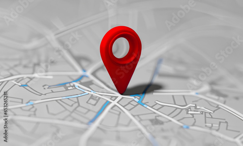 Ícone pin em 3D indicando lugar importante no mapa, pin indicando local, comércio, lugar no mapa