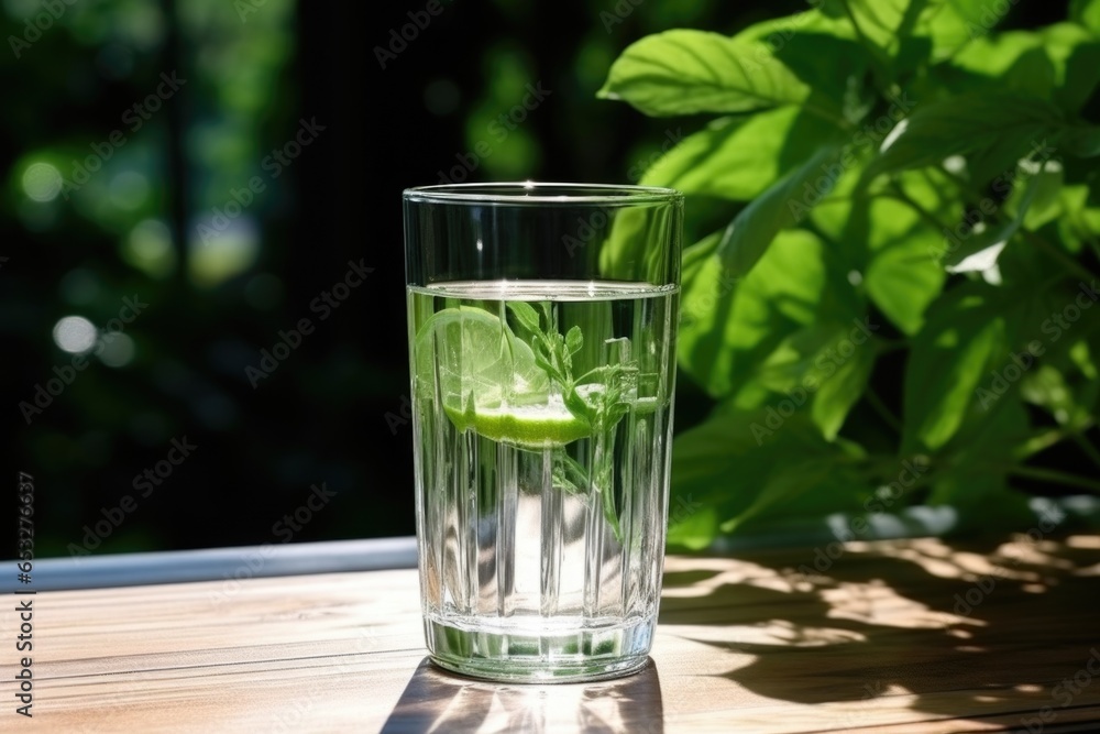 sparkling mineral water in a transparent glass sparkling mineral water in a transparent glass