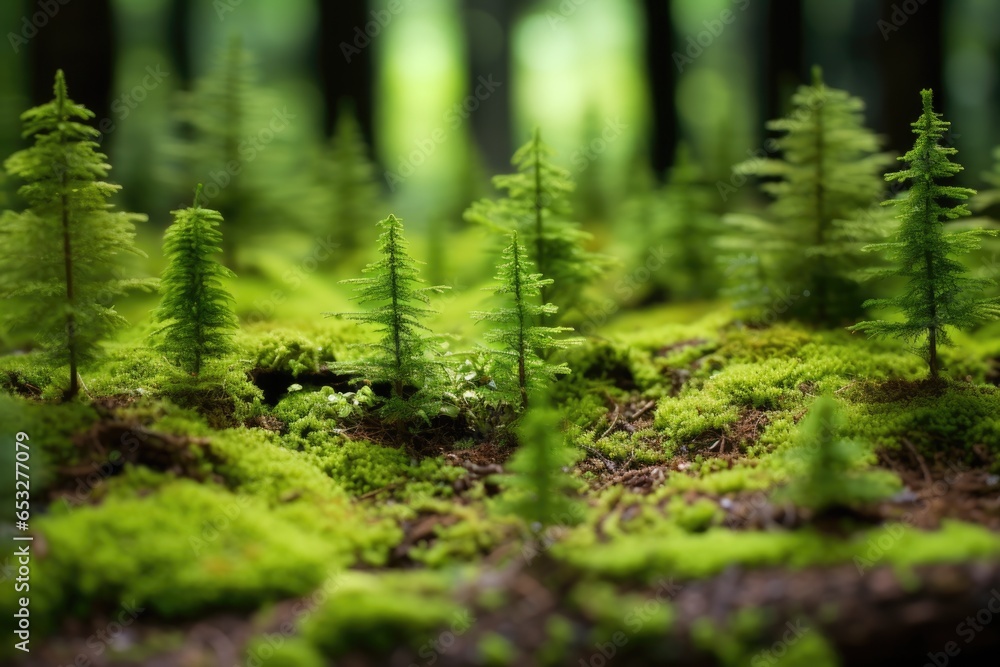 miniature forest indicating forest insurance