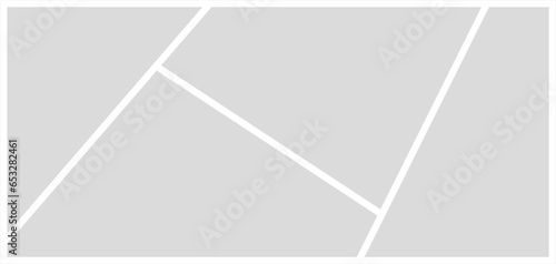 Pictures or photos frame collage. comics page grid layout abstract photo frames and digital photo wall template