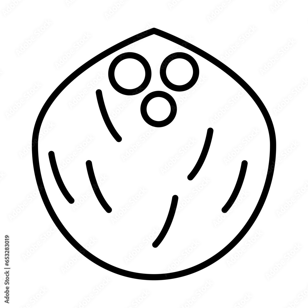 coconut icon design coconut icon design