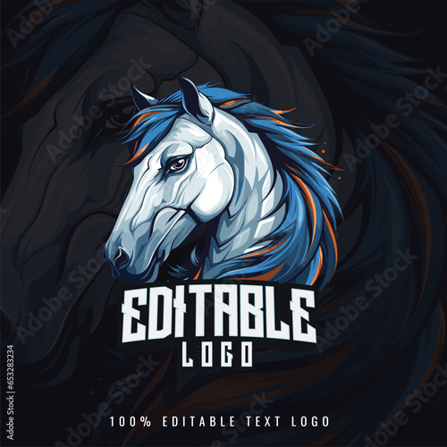 Vector Horse Sport Logo Illustration