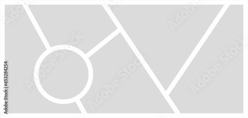 Pictures or photos frame collage. comics page grid layout abstract photo frames and digital photo wall template