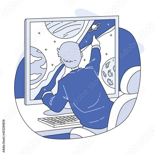 Looking for space trails