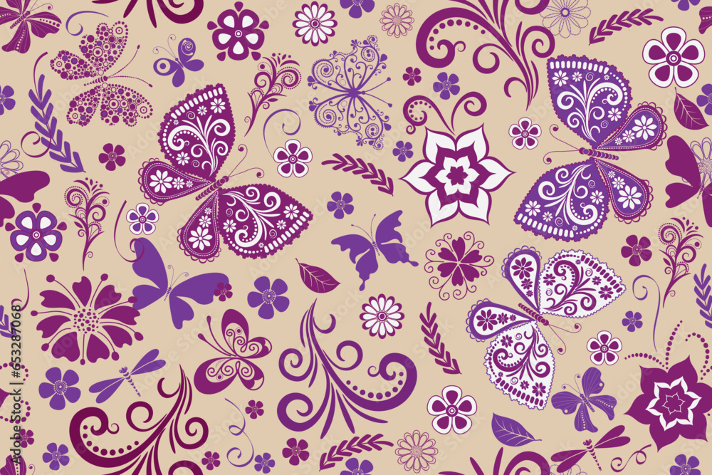 seamless floral pattern seamless floral pattern