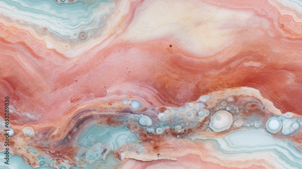 Obraz premium abstract marble texture agate red, ai