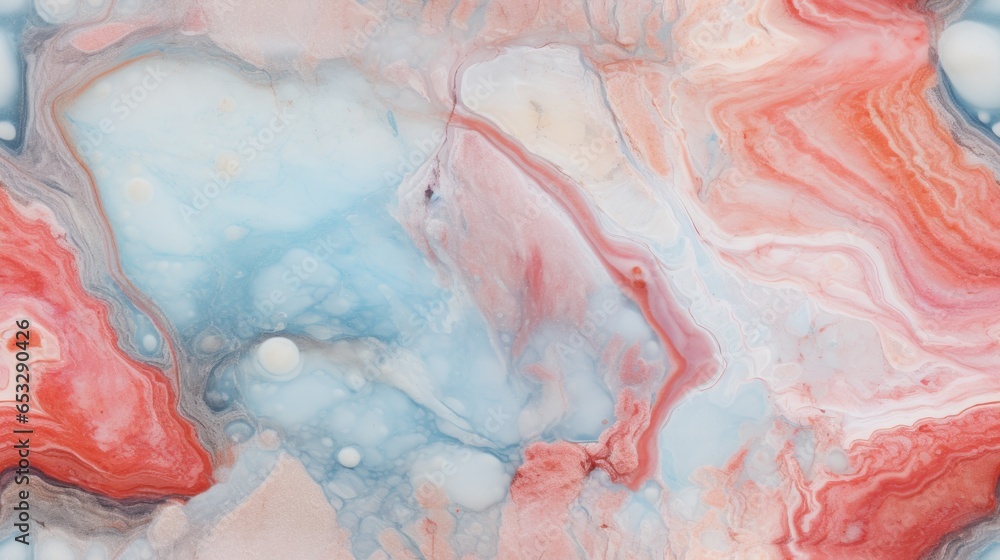 Obraz premium abstract marble texture agate red, ai