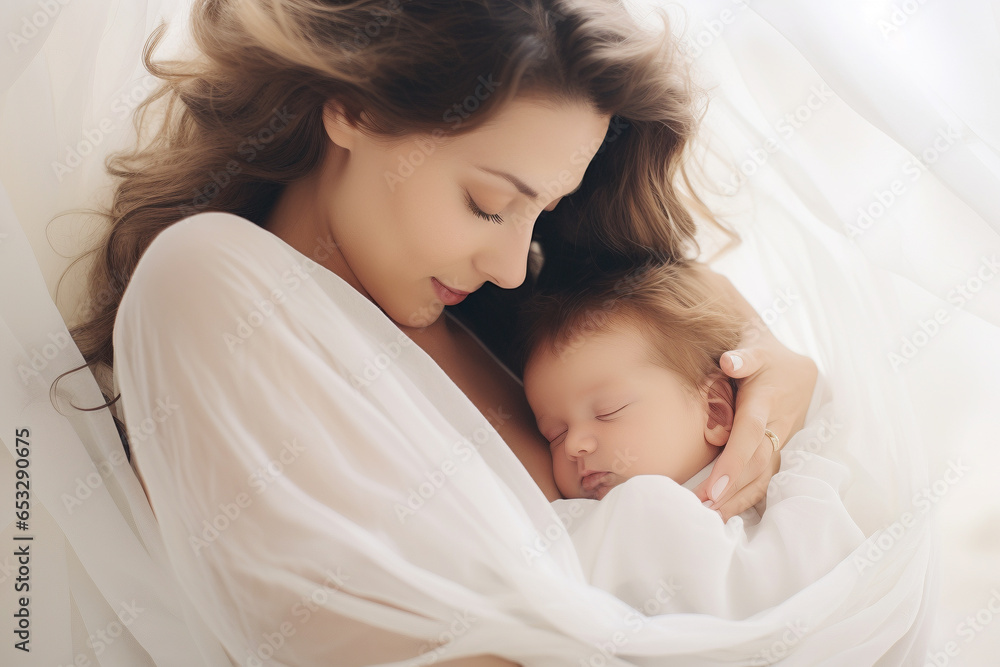 Gentle newborn love: a soft, minimalistic background capturing the essence of tenderness. Gentle newborn love: a soft, minimalistic background capturing the essence of tenderness.