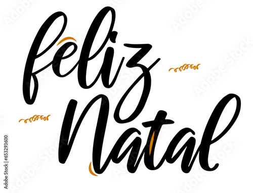 Lettering Feliz Natal